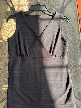 Ann Taylor Black V-Neck top.